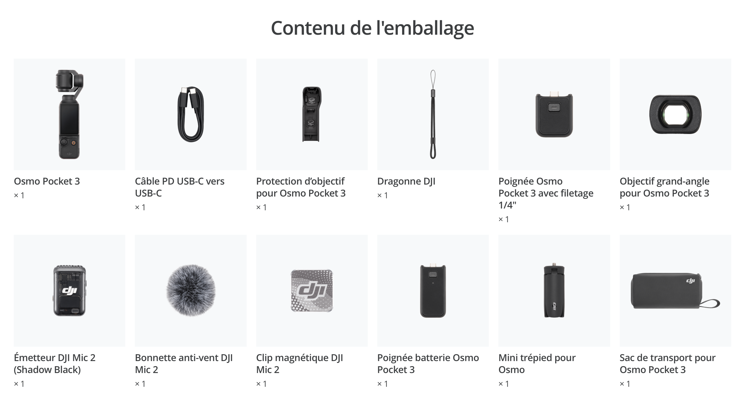 DJI OSMO Pocket 3 - Bundle Créateur - Plus image 5